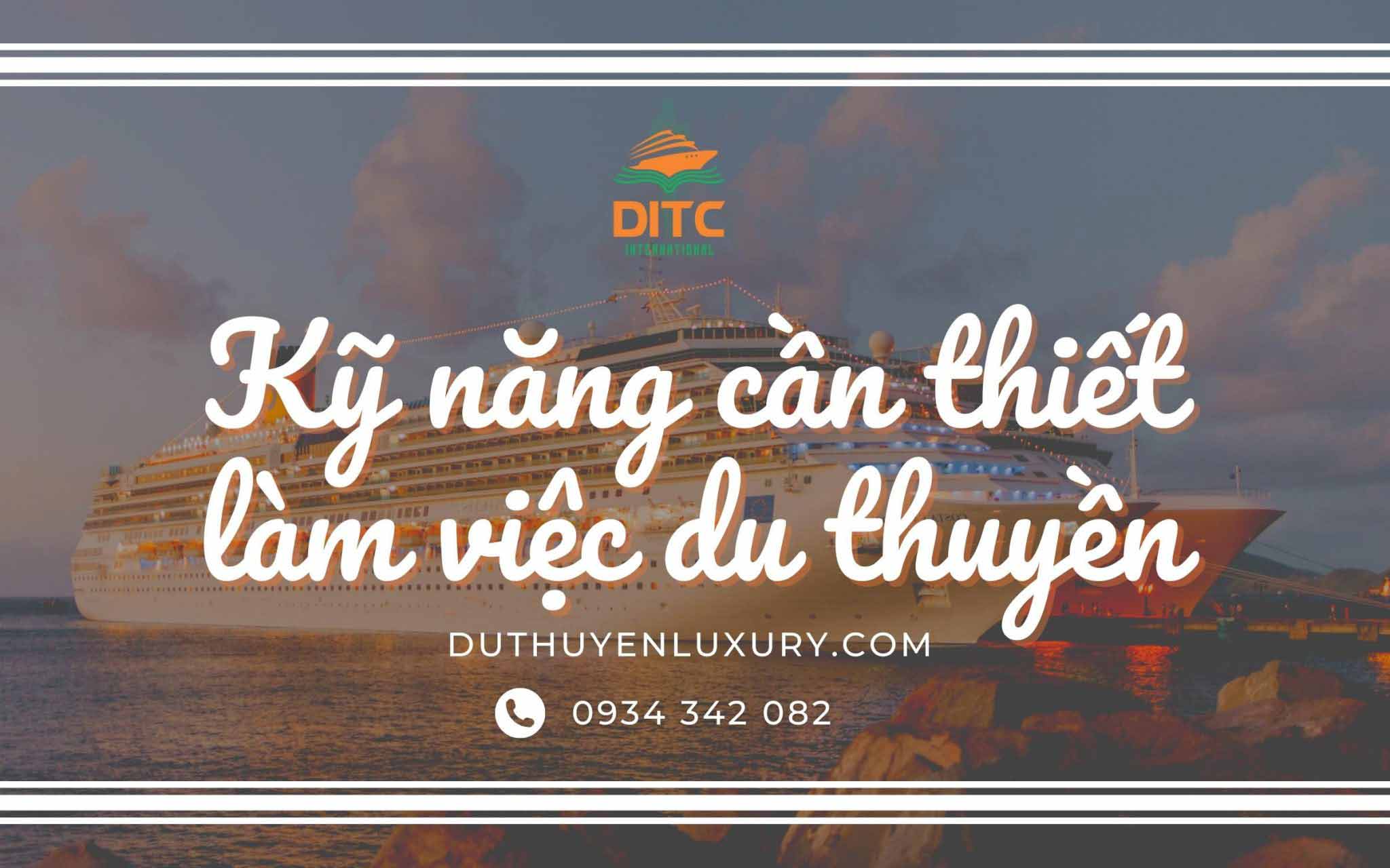 kỹ năng cần thiết khi làm việc du thuyền