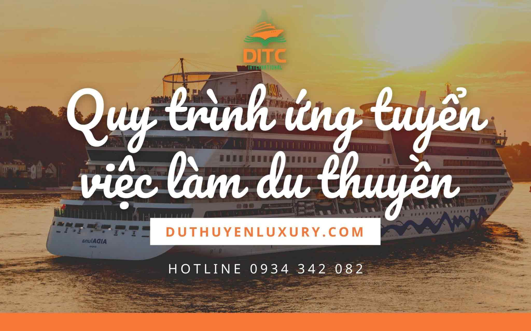 quy trình ứng tuyển việc làm du thuyền