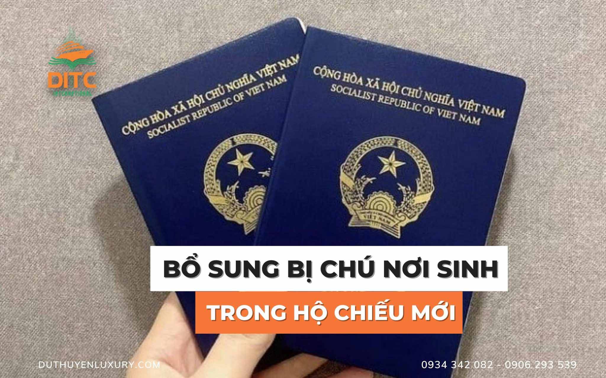 Bổ sung bị chú nơi sinh