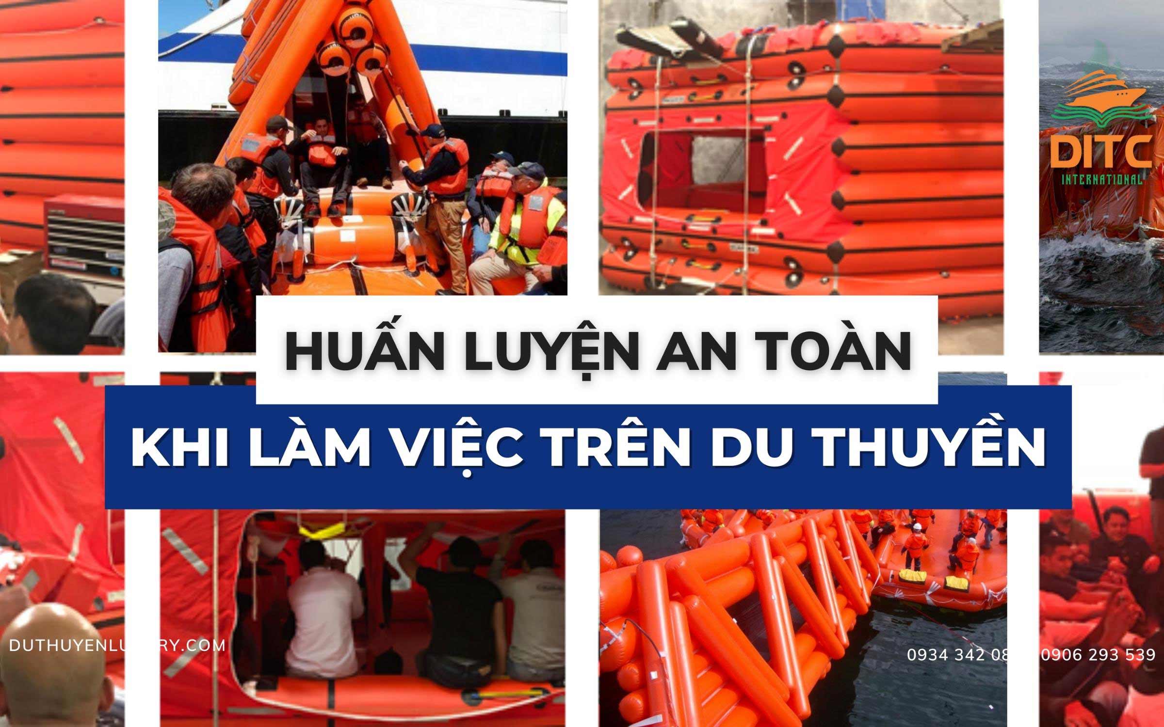 Huấn luyện an toàn khi làm việc du thuyền