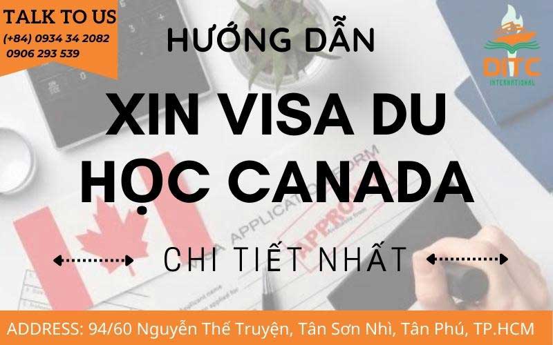 hướng dẫn xin visa du học canada