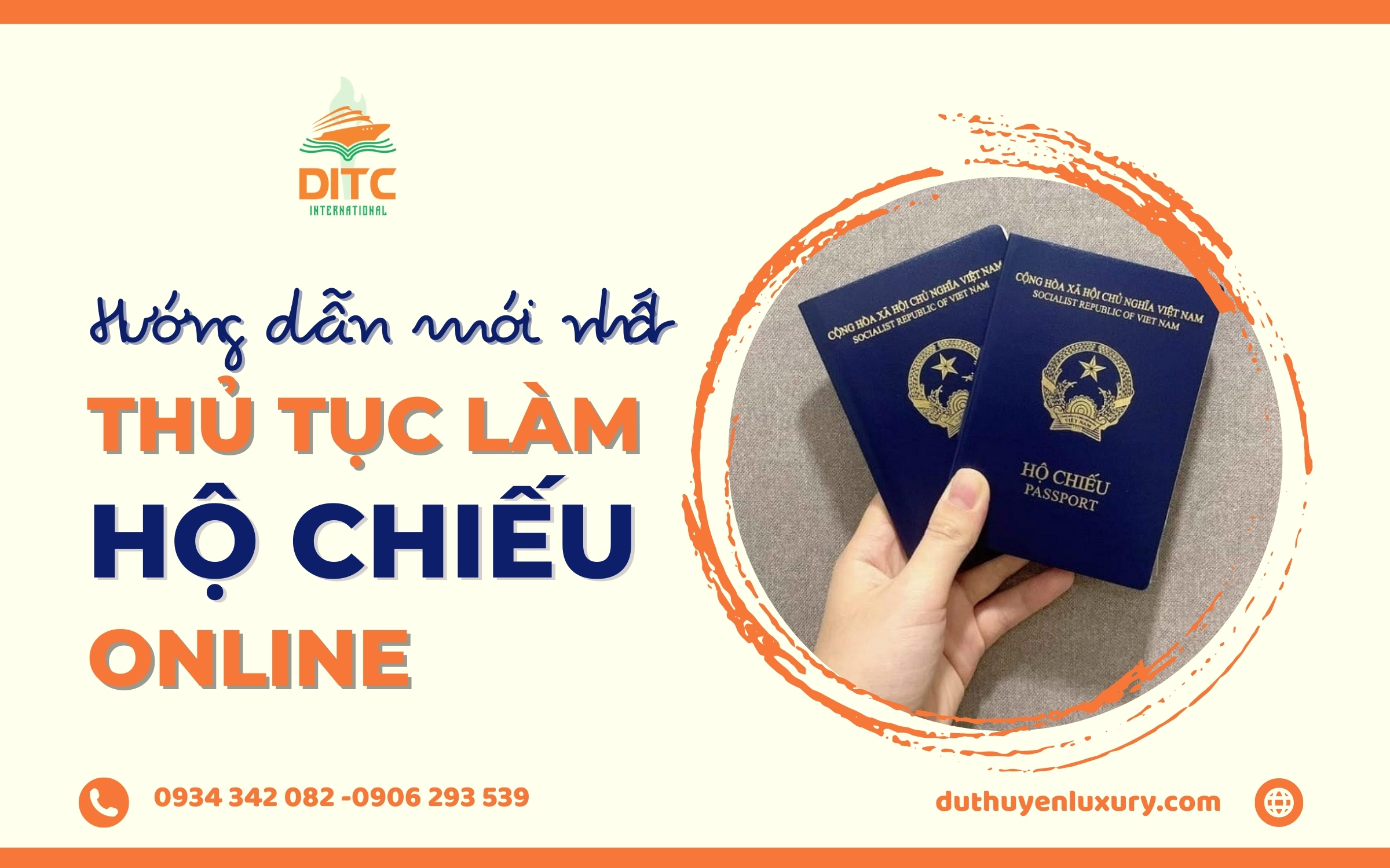 hướng dẫn làm hộ chiếu online