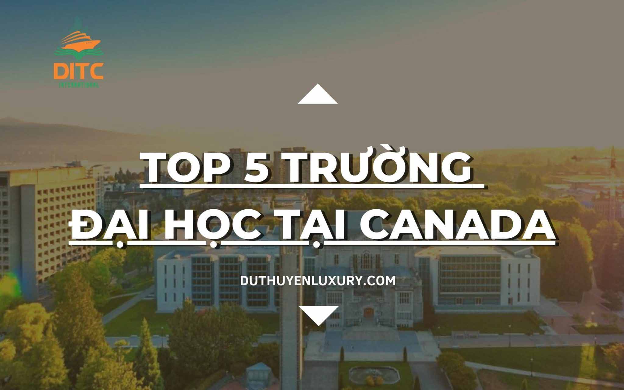 top 5 trường đại học tại canada