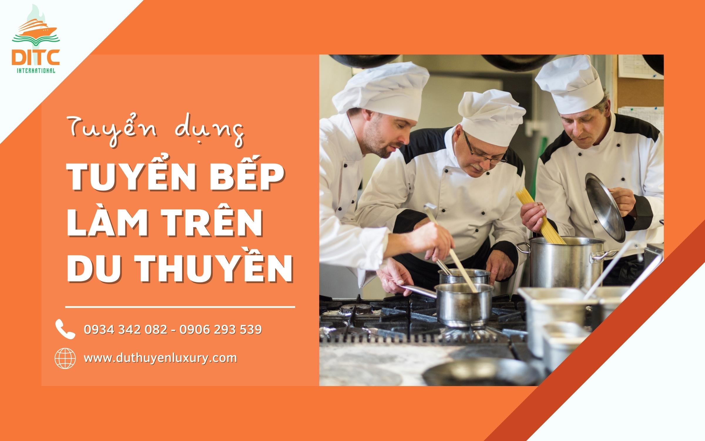 tuyển bếp trên du thuyền