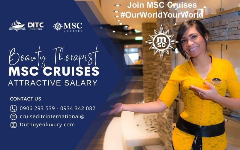 Trị liệu thẩm mỹ trên tàu msc cruises